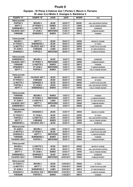 Poule 8 - Mours Volley