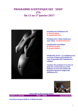 Telecharger le programme en PDF