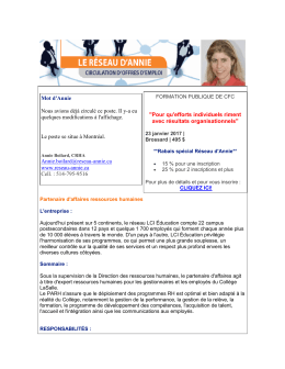 PARH LCI Éducation Montréal - reseau