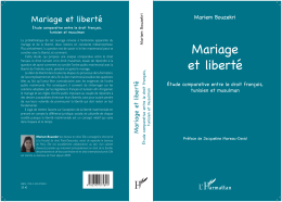 Mariage et liberté