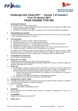 Challenge Inter Clubs 2017 - Soci&eacute;t&eacute; Nautique de Saint