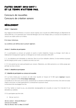 Télécharger le règlement du concours
