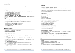 FIP 22 janvier 2017 - Paroisse de l`Immaculée Conception