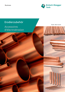 Erodierzubehör Accessoires d`électroérosion