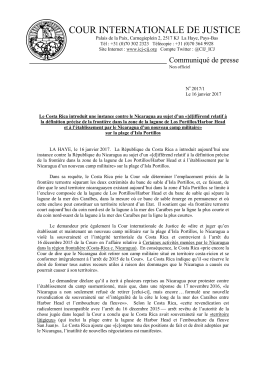 COUR INTERNATIONALE DE JUSTICE