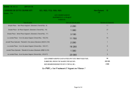 rapport de gain