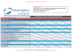 T&eacute;l&eacute;charger le Planning des Formations 2017 - Casablanca