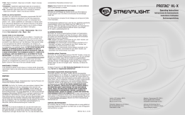 protac&reg; hl-x - Streamlight