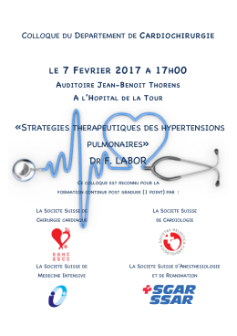 Flyers annonce colloque
