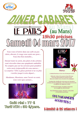 Vous êtes bien installés…