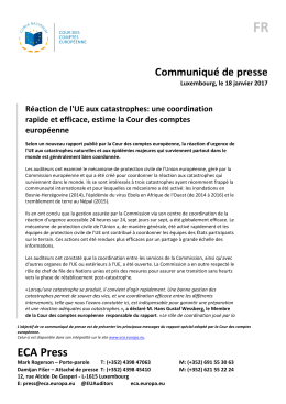 Cour des Comptes Européenne