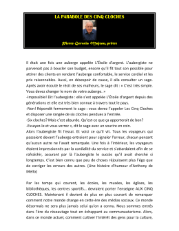 la parabole des cinq cloches - Réflexions de Raymond Gravel
