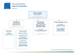 T&eacute;l&eacute;charger l`organigramme de l`Agence Comptable
