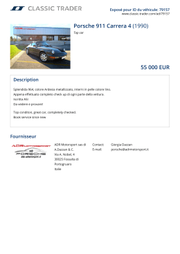 Porsche 911 Carrera 4 (1990) 55 000 EUR