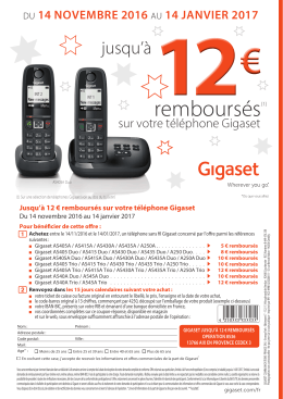 Jusqu`à 12 € remboursés