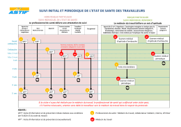SUIVI INITIAL ET PERIODIQUE DE L`ETAT DE SANTE DES