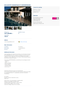 purchase Terrace house Collonge-Bellerive