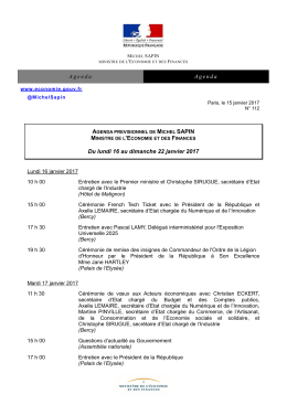 Michel SAPIN - Portail de l`&eacute;conomie et des finances