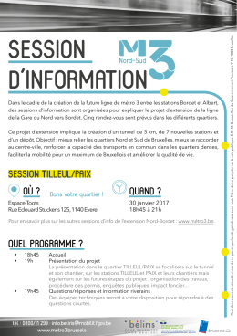 session d`information