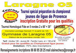 L`Affiche - Echiquier Centre Vaucluse