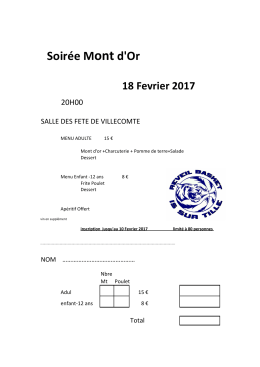 inscription mont d`or 2017 - reveil-is