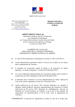ap projet - Préfecture d`Avignon (84)