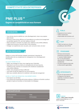 PME PLUS - CCI Caen Normandie