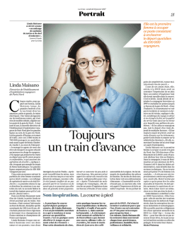 Toujours un train d`avance