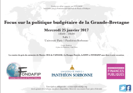 Focus sur la politique budg&eacute;taire de la Grande-Bretagne
