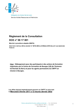 1 - Réglement de consultation - 18