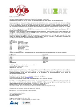 OVJK 2017 - Klim- en Bergsportfederatie