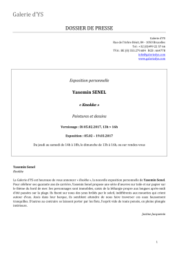 Yasemin SENEL - Galerie d`YS