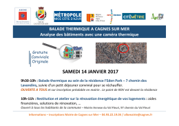 Flyer balade Cagnes - M&eacute;tropole Nice C&ocirc;te d`Azur