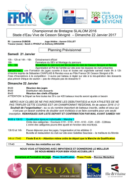Planning prévisionnel