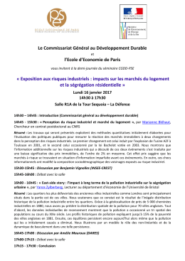 le programme en pdf - Paris School of Economics