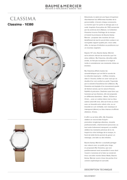 Classima - 10380 - Baume et Mercier