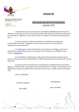 Transformation et extension d`une habitation à Ath