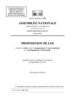 Télécharger la proposition de loi relative à l`accaparement des