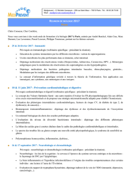 T&eacute;l&eacute;chargement du programme 2017 - Biologie clinique appliqu&eacute;e