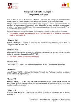 Analyse - Université Paul Valéry