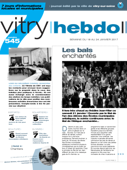 Vitry hebdo 545 - Mairie de Vitry-sur