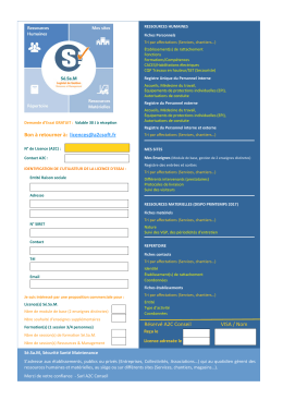 Form ESSAI 30 J SESAM