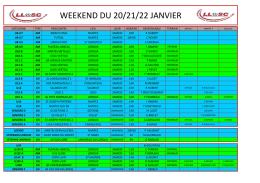 agenda du week end