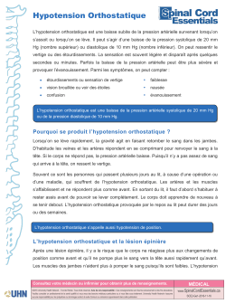 Hypotension Orthostatique