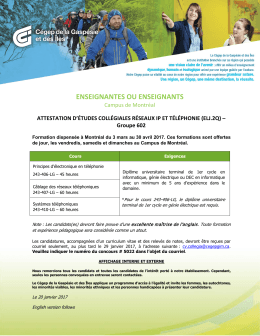 enseignantes ou enseignants - Réseau Info Éducation AMEQ en ligne