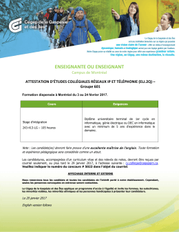 enseignante ou enseignant - R&eacute;seau Info &Eacute;ducation AMEQ en ligne