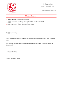negociations irp - Focom