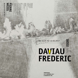 invitation au vernissage de l`exposition de Frédéric Daviau