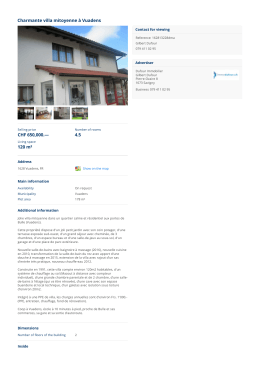 Charmante villa mitoyenne à Vuadens