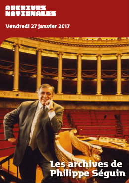 Programme - Archives nationales